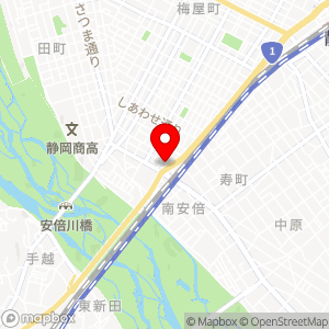 ミニストップ 静岡南安倍店の地図