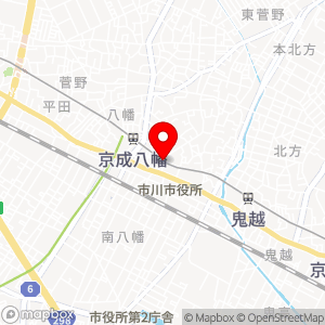 三井のリパーク 市川市役所前の地図