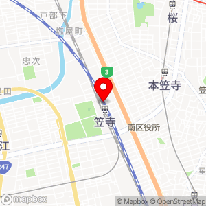 笠寺駅月極駐車場の地図