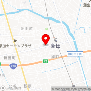 Big-A 新田店の地図