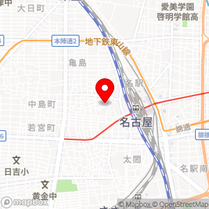 名鉄協商パーキング 則武第12の地図