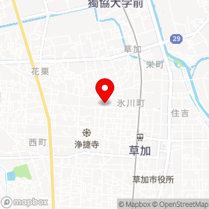 セブン-イレブン 草加氷川北店の地図
