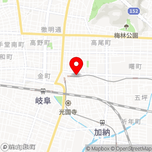 名鉄協商パーキング 名鉄岐阜駅東第2の地図