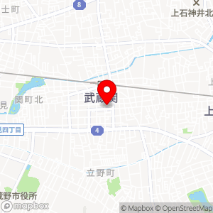 第二亀の湯の地図