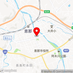 バロー 恵那店の地図