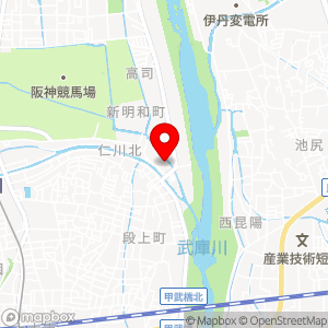 万代 仁川店の地図
