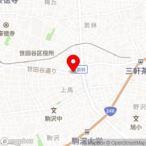 セブン-イレブン 世田谷上馬5丁目店の地図