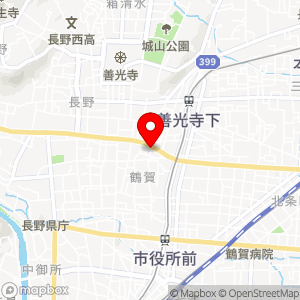 長野市鶴賀駐車場の地図