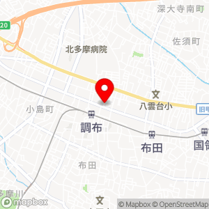 タイムズ 調布駅北口の地図