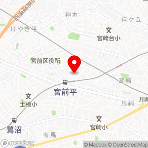 三井のリパーク 宮前平2丁目の地図