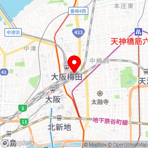 ファミリーマート ABC-MART梅田ビル店の地図