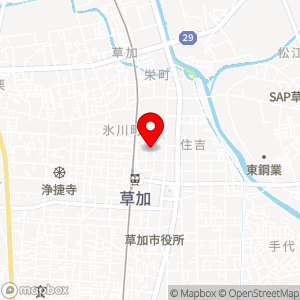 アコレ 草加住吉店の地図