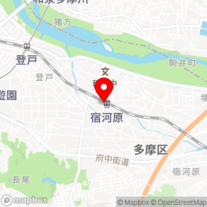 まいばすけっと 宿河原駅前店の地図
