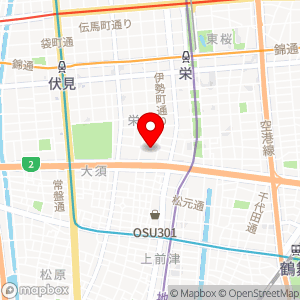 名鉄協商パーキング 栄3丁目第5の地図