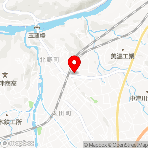 コンビニRVパーク ローソン中津川上金（なかつがわうえがね）店の地図