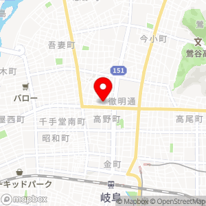 名鉄協商パーキング 岐阜神室町の地図