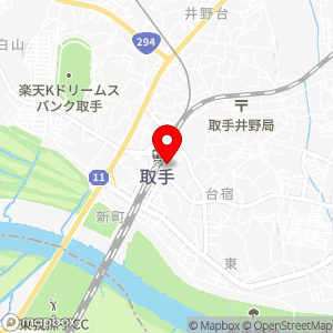 タイムズ 取手駅東口の地図