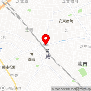 三井のリパーク 蕨駅東口第2の地図