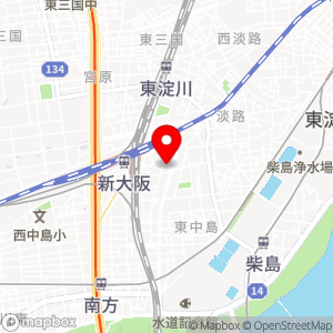 ローソン 新大阪駅南店の地図