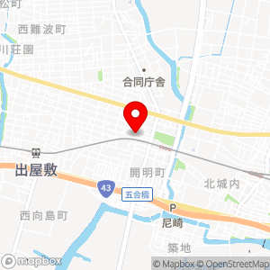 名鉄協商パーキング 阪神尼崎駅前の地図