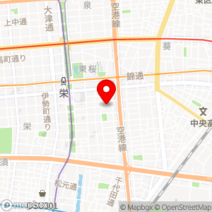 名鉄協商パーキング 栄4丁目第6の地図