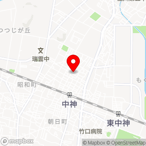 ファミリーマート 昭島中神町新畑店の地図