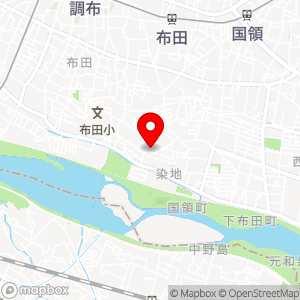 いなげや ina21調布染地店の地図