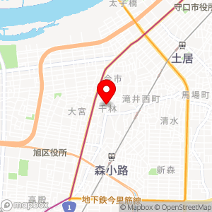 ファミリーマート 千林二丁目店の地図