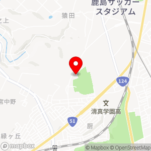 森のあそびばの地図