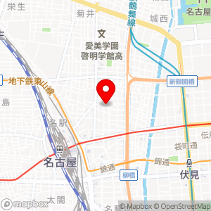 ファミリーマート 那古野南店の地図