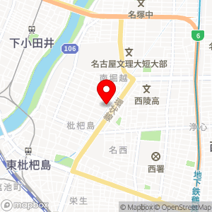 ハイツサンライズ 枇杷島駐車場の地図