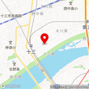 エイブルパーキング 十三東1丁目の地図