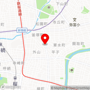 ローソン 南区平子一丁目店の地図
