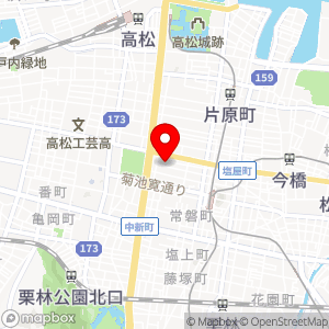 あなぶきパーク 亀井町パーキング【管理№110】の地図