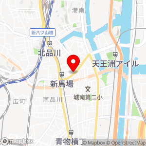 北品川温泉 天神湯の地図
