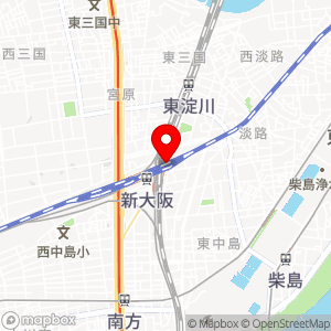 セブン-イレブン ハートインJR新大阪駅東改札内店の地図