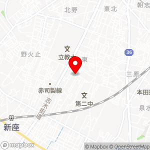 新座四季タウン駐車場の地図