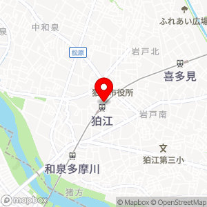 セブン-イレブン 小田急狛江店の地図