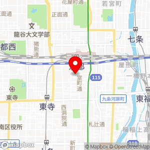 キョウテク 京都駅南3パーキングの地図