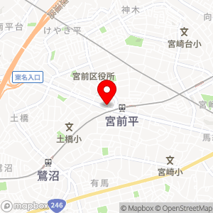セブン-イレブン 川崎宮前平駅西店の地図