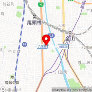 名鉄協商パーキング 八熊通の地図