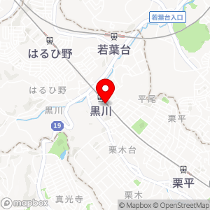 小田急パーキング 黒川駅前第1の地図