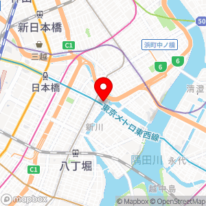ローソン 日本橋茅場町一丁目店の地図