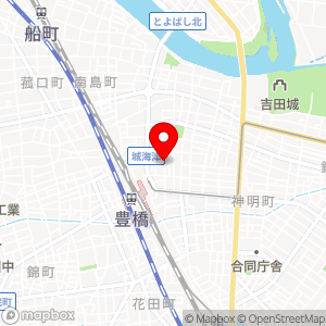 名鉄協商パーキング 豊橋松葉町第6の地図