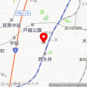 ファミリーマート 品川豊町四丁目店の地図