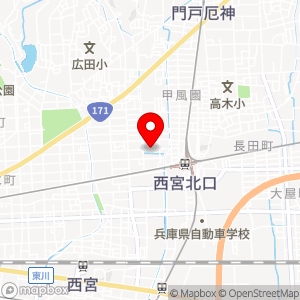 三井のリパーク 西宮北口第2の地図