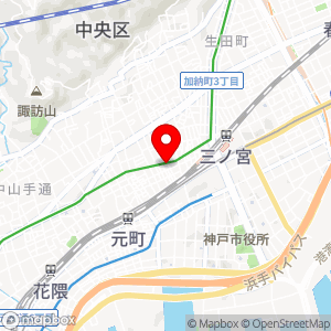 神戸レディススパの地図