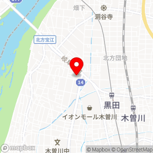 平和堂 木曽川店の地図