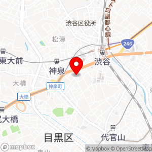 コインパーク 南平台町第2の地図