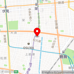 名鉄協商パーキング 久屋大通庭園の地図